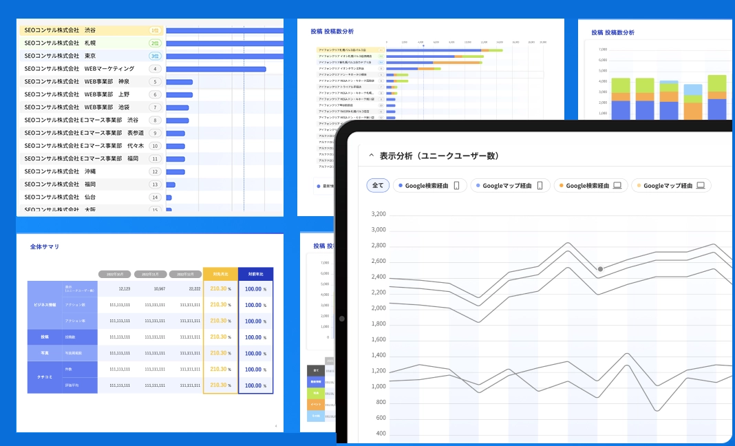 MEO対策レポート機能
